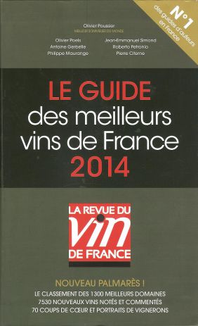 Mes vins retenus dans le Guide RVF 2014